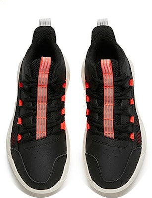 (Youth) Anta High-Top Basketball 'Black Red' A312211100N-6 Lookbook (Youth) Anta High-Top Basketball 'Black Red' A312211100N-6
