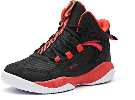 (Youth) Anta High-Top Basketball 'Black Red White' 312011115-4 Order (Youth) Anta High-Top Basketball 'Black Red White' 312011115-4