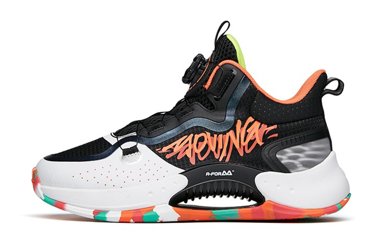 (Youth) Anta High-Top Basketball 'Black White' 312211111-7