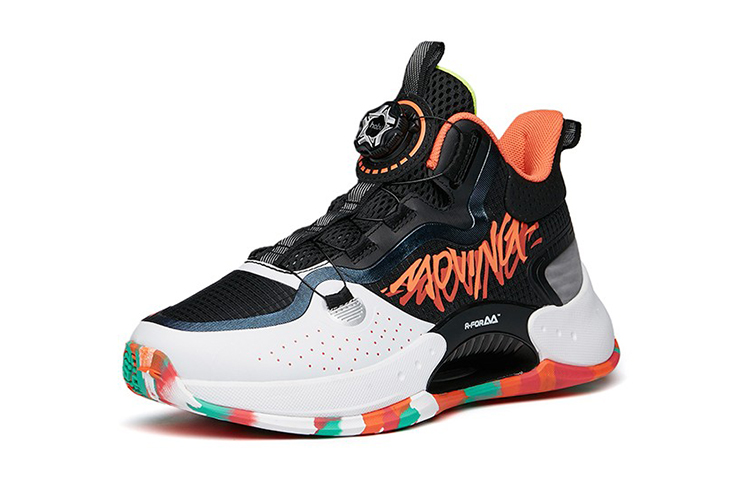 Order (Youth) Anta High-Top Basketball 'Black White' 312211111-7