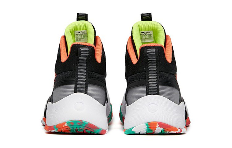 Shop (Youth) Anta High-Top Basketball 'Black White' 312211111-7