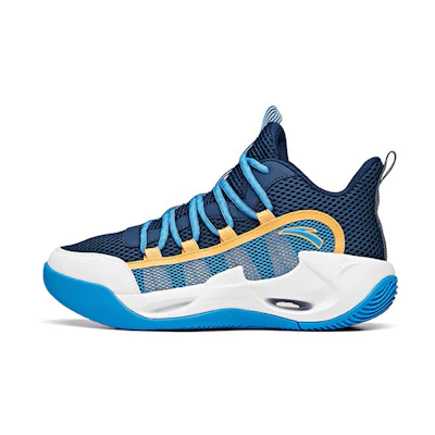 (Youth) Anta Wind Tunnel High 'Dark Blue Yellow'