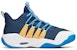 (JR) Anta Kasut Basket 'Biru Jingga Putih' Tinggi Atas A312121100A-3