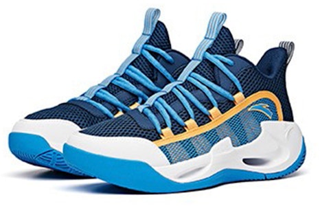 (JR) Anta Sepatu Basket High-Top 'Biru Jingga Putih' A312121100A-3 Lookbook (JR) Anta Sepatu Basket High-Top 'Biru Jingga Putih' A312121100A-3