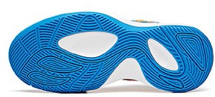 (JR) 安踏高帮篮球鞋“蓝橙白” A312121100A-3 Details for (JR) 安踏高帮篮球鞋“蓝橙白” A312121100A-3