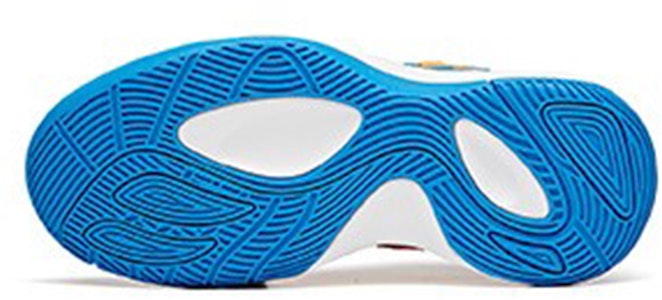 (JR) Anta Sepatu Basket High-Top 'Biru Jingga Putih' A312121100A-3 Details for (JR) Anta Sepatu Basket High-Top 'Biru Jingga Putih' A312121100A-3