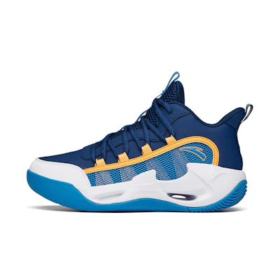 (Youth) Anta High-Top Basketball 'Blue White Orange'