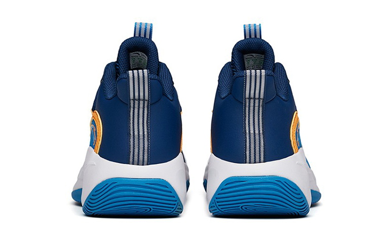 Shop (Youth) Anta High-Top Basketball 'Blue White Orange' A312211100N-8