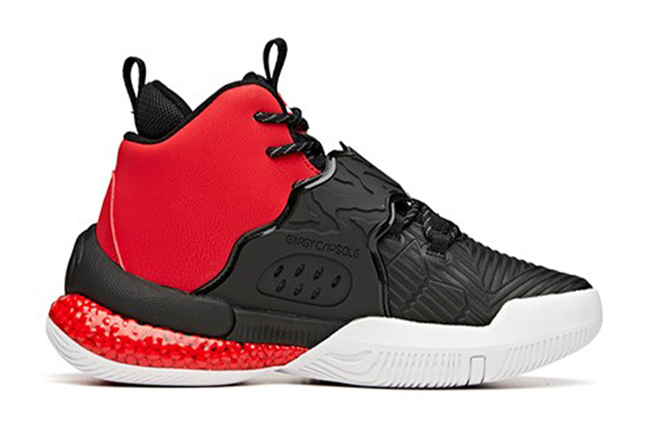 Order (Youth) Anta High-Top Basketball 'Capsule Black Red' 312041113-4