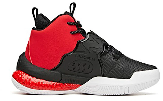 (Youth) Anta High-Top Basketball 'Capsule Black Red' 312041113-4 Order (Youth) Anta High-Top Basketball 'Capsule Black Red' 312041113-4