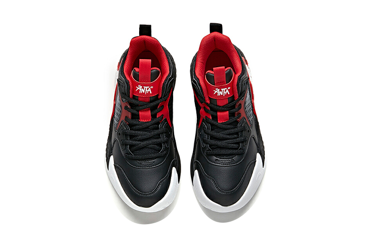 Lookbook (Youth) Anta High-Top Basketball 'Cement Breaker - Black Red White' 312041125-2