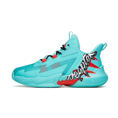 (Youth) Anta High-Top Basketball 'Green Red'
