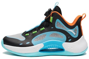 (Youth) Anta High-Top Basketball 'Qing Kuang White Blue Black' 312321122-4 (Youth) Anta High-Top Basketball 'Qing Kuang White Blue Black' 312321122-4