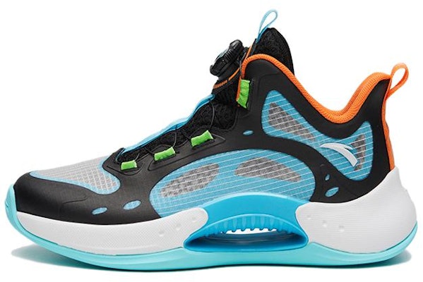 (Youth) Anta High-Top Basketball 'Qing Kuang White Blue Black' 312321122-4 Buy (Youth) Anta High-Top Basketball 'Qing Kuang White Blue Black' 312321122-4