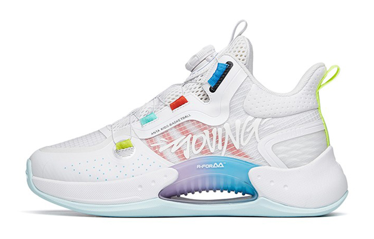 (Youth) Anta High-Top Basketball 'Shock-Absorbing White' 312211111-3