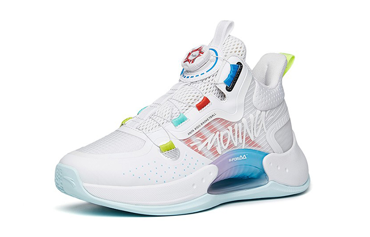 Order (Youth) Anta High-Top Basketball 'Shock-Absorbing White' 312211111-3