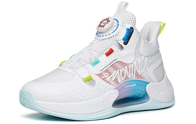 (Youth) Anta High-Top Basketball 'Shock-Absorbing White' 312211111-3 Order (Youth) Anta High-Top Basketball 'Shock-Absorbing White' 312211111-3