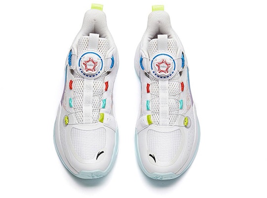 (Youth) Anta High-Top Basketball 'Shock-Absorbing White' 312211111-3 Lookbook (Youth) Anta High-Top Basketball 'Shock-Absorbing White' 312211111-3