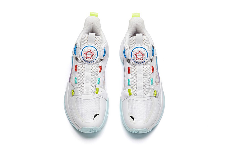 Lookbook (Youth) Anta High-Top Basketball 'Shock-Absorbing White' 312211111-3