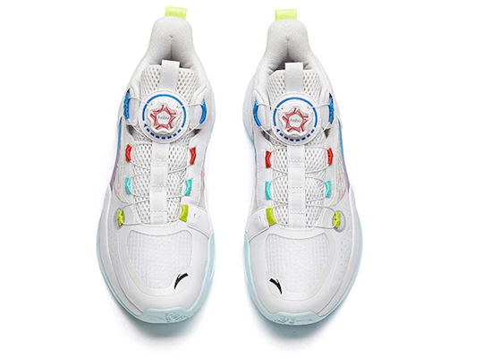 (Youth) Anta High-Top Basketball 'Shock-Absorbing White' 312211111-3 Lookbook (Youth) Anta High-Top Basketball 'Shock-Absorbing White' 312211111-3