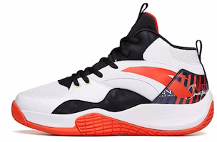 Anta High Top Basketball Shoes 'White Black Red' A312141105A-1 Anta High Top Basketball Shoes 'White Black Red' A312141105A-1
