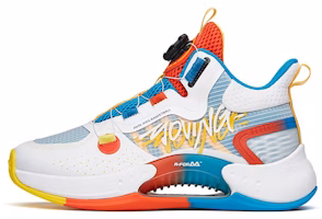 (Youth) Anta High-Top Basketball 'White Blue' 312211111-4 (Youth) Anta High-Top Basketball 'White Blue' 312211111-4