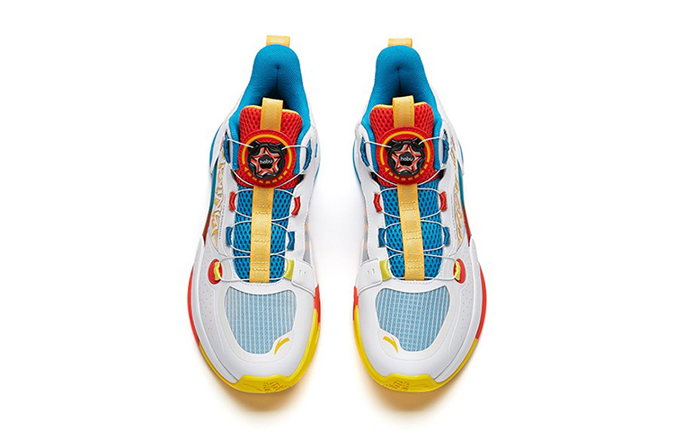 Lookbook (Youth) Anta High-Top Basketball 'White Blue' 312211111-4
