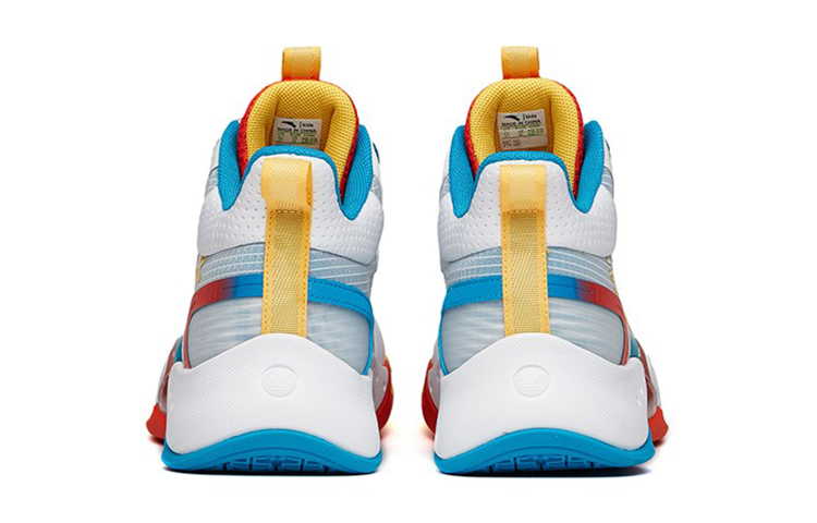 Shop (Youth) Anta High-Top Basketball 'White Blue' 312211111-4