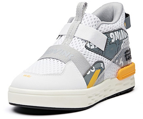 (Youth) Anta High-Top Basketball 'White Grey Yellow' 31931108-4 Order (Youth) Anta High-Top Basketball 'White Grey Yellow' 31931108-4