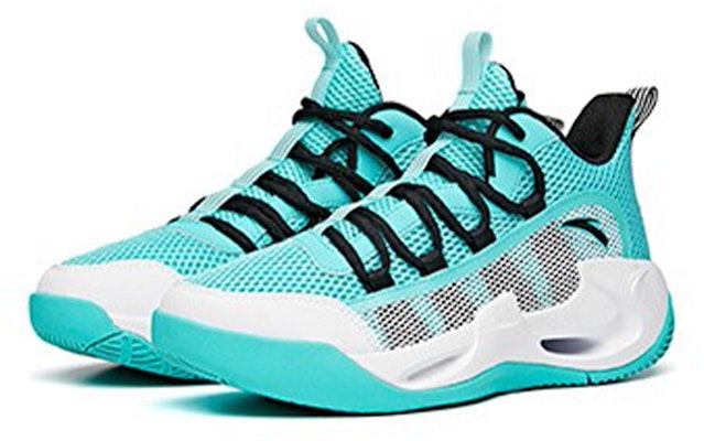 (Youth) Anta High-Top Basketball 'Wind Tunnel Green Black White' A312121100A-2 Lookbook (Youth) Anta High-Top Basketball 'Wind Tunnel Green Black White' A312121100A-2