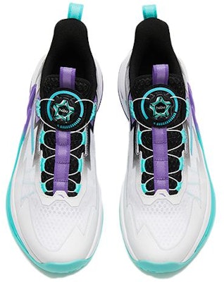 (Youth) Anta High-Top Basketball Shoes 'Grass Purple White' 312321118-7 Lookbook (Youth) Anta High-Top Basketball Shoes 'Grass Purple White' 312321118-7