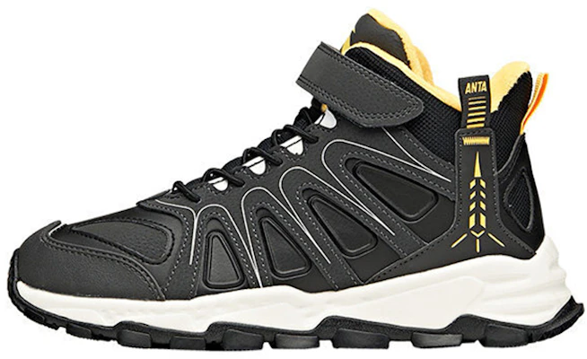 (Youth) Anta High-Top Running Shoes 'Grey Black Orange Velcro' 31946902-1 Buy (Youth) Anta High-Top Running Shoes 'Grey Black Orange Velcro' 31946902-1