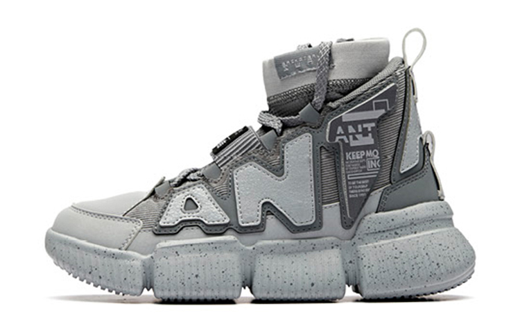 (Youth) Anta High-Top Running Shoes 'Mist Grey' 31948833-2