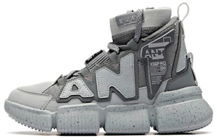 (Youth) Anta High-Top Running Shoes 'Mist Grey' 31948833-2 (Youth) Anta High-Top Running Shoes 'Mist Grey' 31948833-2