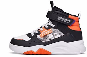 (Youth) Anta High-Top Skate 'Black White Orange Fleece' A332146806A-1 (Youth) Anta High-Top Skate 'Black White Orange Fleece' A332146806A-1