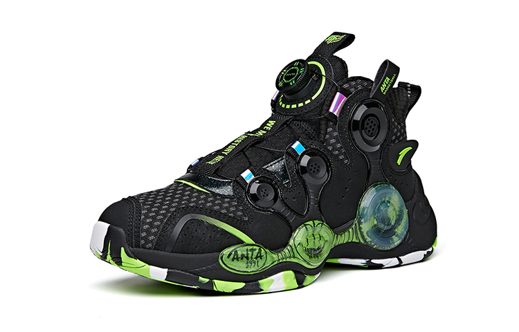 Order (Youth) Anta High-Top Sneaker 'Alien Black Green' 312131110B-8