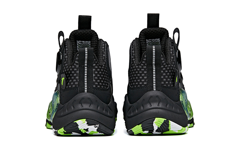 Shop (Youth) Anta High-Top Sneaker 'Alien Black Green' 312131110B-8