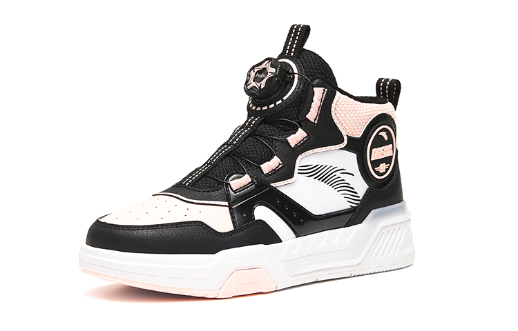 Order (Youth) Anta High-Top Sneaker 'Black White Pink' A322248014-3
