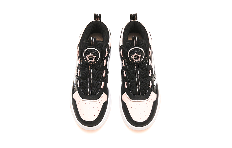 Lookbook (Youth) Anta High-Top Sneaker 'Black White Pink' A322248014-3