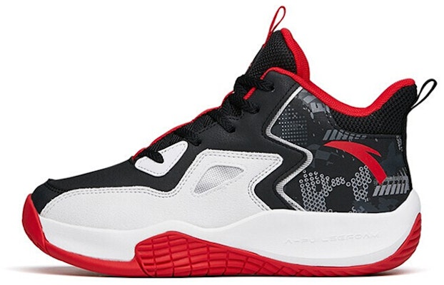 (Youth) Anta High-Top Sneaker 'Black White Red' 312141118-1 Buy (Youth) Anta High-Top Sneaker 'Black White Red' 312141118-1
