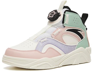 大童 Anta安踏 防滑耐磨 高筒 板鞋 白粉 Order 大童 Anta安踏 防滑耐磨 高筒 板鞋 白粉