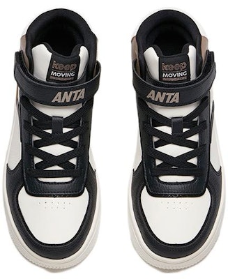 (Youth) Anta High-Top Sneakers 'White Black Coffee' A33038010H-8 Lookbook (Youth) Anta High-Top Sneakers 'White Black Coffee' A33038010H-8