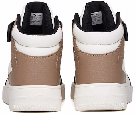 (Youth) Anta High-Top Sneakers 'White Black Coffee' A33038010H-8 Shop (Youth) Anta High-Top Sneakers 'White Black Coffee' A33038010H-8