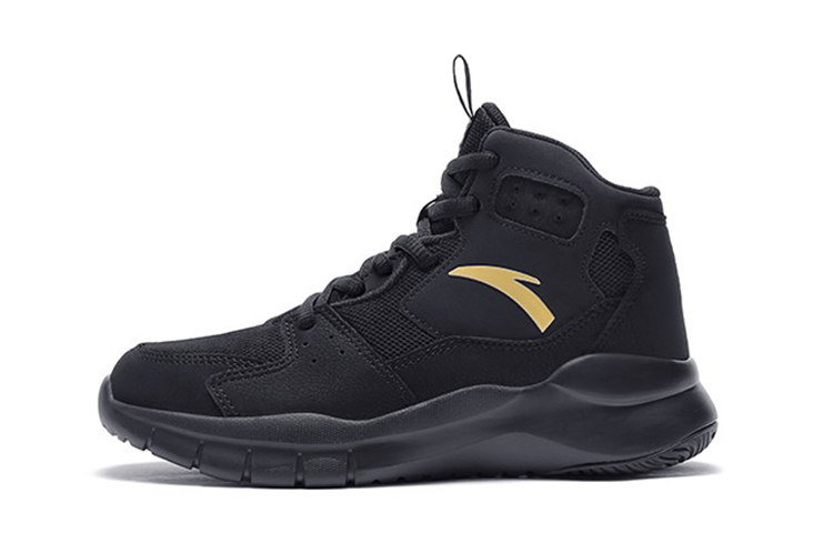 (Youth) Anta High-Top Sport Casual 'Black Gold' A31944131-5