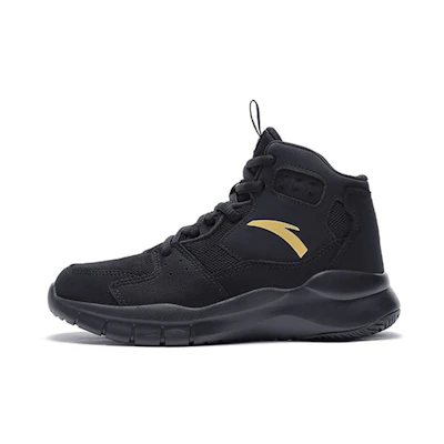 (Youth) Anta High-Top Sport Casual 'Black Gold'