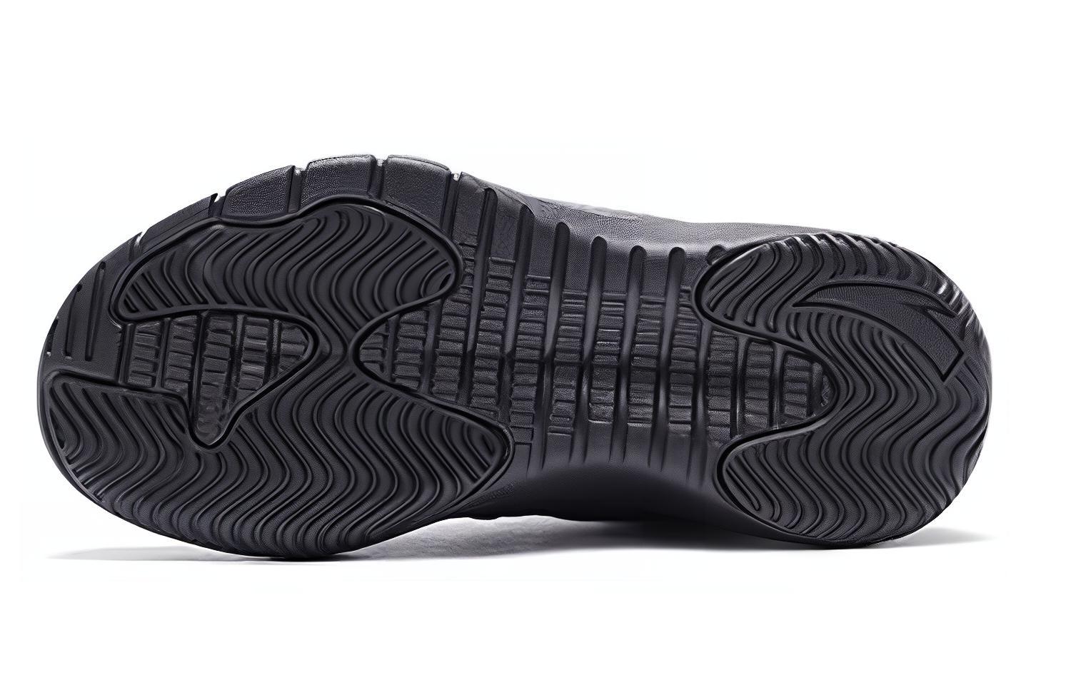 Shop (JR) Anta High-Top Sport Kasual 'Hitam Emas' A31944131-5