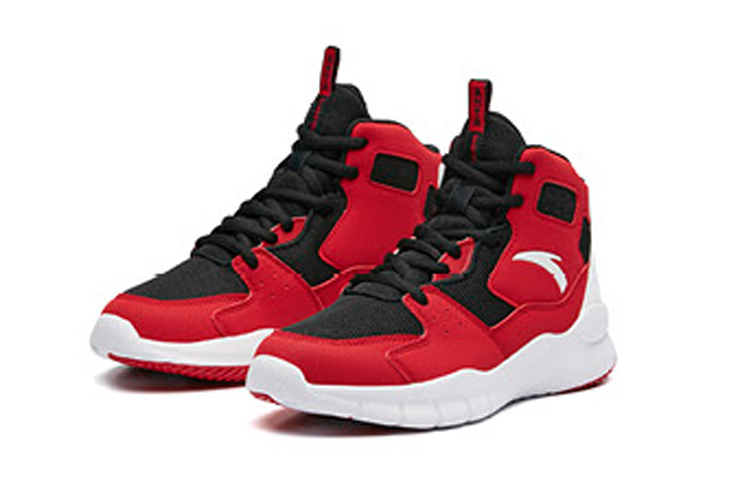 (Youth) Anta High-Top 'Black Red White' 圖 3