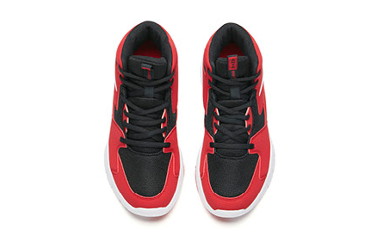 (Youth) Anta High-Top 'Black Red White' 圖 4