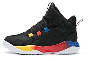 (Youth) Anta High Top Basketball Shoes 'Black Blue Yellow' 312011115B-1 (Youth) Anta High Top Basketball Shoes 'Black Blue Yellow' 312011115B-1