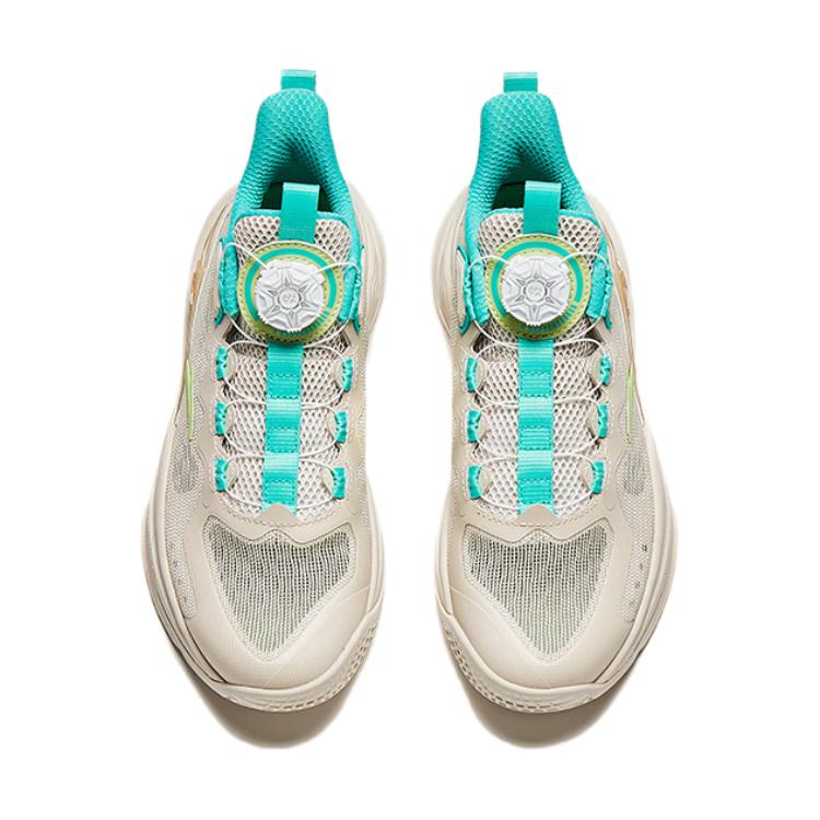 Order (JR) Kasut Bola Keranjang Anta Klay Thompson ''Beige Teal'' A312421107-4